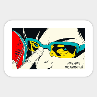 PING PONG the Animation CMYK Sticker